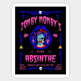 ABSINTHE MONSTERS 12 (ZOMBY MOMBY) Magnet